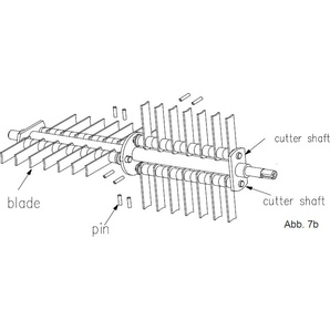 GTM Vertikutierer Ersatzmesser blade new GTV500 long