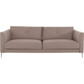 Guido Maria Kretschmer Home&Living 2,5-Sitzer Chilltime, mit eleganter Kreuznaht in den Rückenkissen, Breite 237 cm