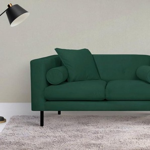 Guido Maria Kretschmer Home&Living 2-Sitzer Lillibeth Designsofa mit Wellenunterfederung, Maße B/T/H: 155/74/83 cm, Zierkissen als Wendekissen, in Samtoptik oder Cord