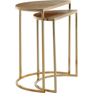 Guido Maria Kretschmer Home&Living Beistelltisch (Set), aus Aluminium