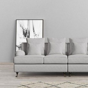 Guido Maria Kretschmer Home&Living Big-Sofa NORIN, zwei Fußarten: vorne - Rollen, hinten - Holzfüße