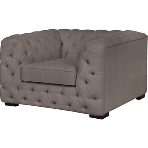 Guido Maria Kretschmer Home&Living Chesterfield-Sessel Kalina, mit klassischer Chesterfield-Knopfheftung