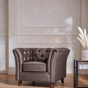 Home affaire Chesterfield-Sessel Reims, mit echter Chesterfield-Knopfheftung, hochwertige Verarbeitung