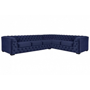 Guido Maria Kretschmer Home&Living Chesterfield-Sofa KALINA L-Form, hochwertig Chesterfield-Ausführung