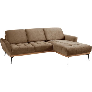 Guido Maria Kretschmer Home&Living Ecksofa Palíc, inkl. Rückenverstellung, bequem, elegant, Breite 245cm, L-Form