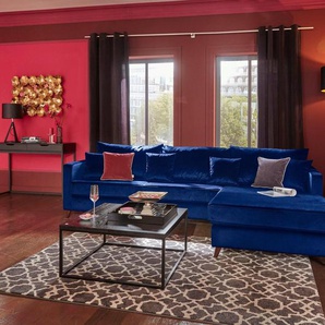 Guido Maria Kretschmer Home&Living Ecksofa Renesse L-Form, lose Kissen, Keder an Sitzkissen