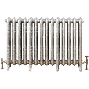 Gusseisen-Heizkörper (2-Säulig) Horizontal 768mm x 1141mm - Silber - Charlotte