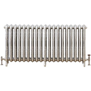 Gusseisen-Heizkörper (2-Säulig) Horizontal 768mm x 1536mm - Silber - Charlotte