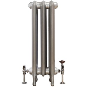 Gusseisenheizkörper (2 Säulen) 760mm x 272mm - Silber - Erté