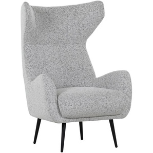 Gutmann Aversa Ohrensessel Metall/schwarz