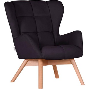 Gutmann Factory Sessel Luna, Gestell antikfarben oder eiche natur