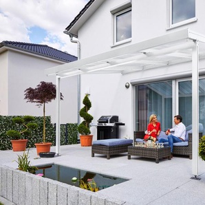 Gutta Premium Terrassendach 410,2 x 306 cm weiß Klima blue 16 mm GLO784104043