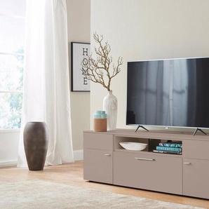 GWINNER Wohnwand ANZIO AI07, (Set, 3-St), Stauraum, wahlweise mit Akzentfront, Made in Germany, Handgefertigt
