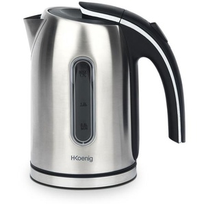 H.Koenig BO17 Edelstahl Wasserkocher, 1,7 L, 2200 W