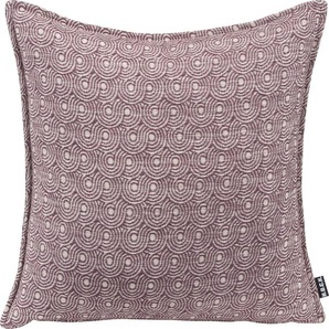 Dekokissen H.O.C.K. Ivo Dekokissen_Sitzkissen_Kissenhüllen Gr. B/L: 40 cm x 40 cm, 1 St., Polyester, lila (lila, gemustert) Dekokissen gemustert leicht