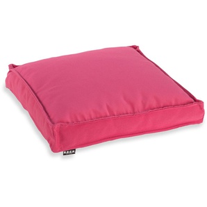 Stuhlkissen H.O.C.K. Classic Uni Outdoor Dekokissen_Sitzkissen_Kissenhüllen Gr. B/L: 50 cm x 50 cm, 1 St., Polyacryl (dralon), rosa (rosa, unifarben) Outdoorkissen Stuhlkissen Kopfkissen 50505 cm