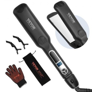 Haarglätter, 4 cm Titan-Glätteisen, Haareisen mit negativen Ionen, LCD-Display und 25 Temperaturstufen – 210 °F (ca. 99 °C) bis 450 °F (ca. 232 °C), für Salon, zu Hause oder unterwegs YSFLZZFQYSZF8DGW3V2