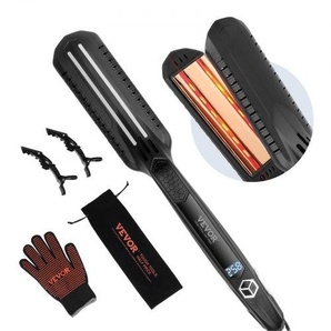 Haarglätter, ca. 3,8 cm Glätteisen, Dual-Infrarot-Haareisen mit LCD-Display und 19 Temperaturstufen – 210 °F bis 450 °F, für den Einsatz im Salon, zu Hause oder unterwegs YSYHWXWFLZZFU2XXAV2