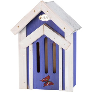 HABAU Insektenhotel Insektenhotels BxTxH: 19,5x14x28,5 cm lila (lila, weiß) Insektenhotels