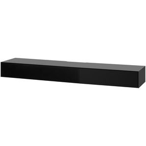 Hänge-TV-Lowboard  Stream Premium ¦ schwarz ¦ Maße (cm): B: 200 H: 22 T: 43.0