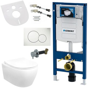 Geberit - Hänge Wand Dusch wc Spülrandlos Toilette Taharet/Bidet Ventil Vorwandelement Set
