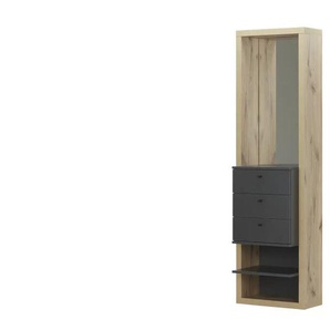 Hängegarderobe  Varone ¦ holzfarben ¦ Maße (cm): B: 51 H: 178 T: 35.0
