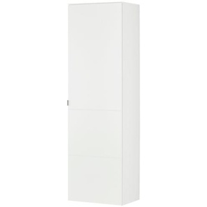 Hängegarderobenschrank - weiß - Materialmix - 55 cm - 179 cm - 37 cm | Möbel Kraft