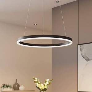 Hängelampe Albiona Arcchio, dimmbar, schwarz, für Küche, Metall, Modern 9939022
