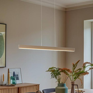 Hängelampe Broll Argon, weiß / opal, für Wohn- / Esszimmer, Metall, Modern L 8403