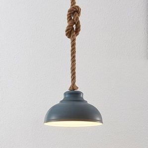 Hängelampe Chaby Lindby, dimmbar, alu / grau / zink, für Wohn- / Esszimmer, Metall, Vintage, Pendelleuchte 9624941