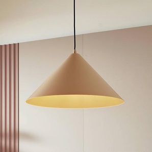 Hängelampe Clarine Lindby, dimmbar, creme / amber, für Wohn- / Esszimmer, Metall, Modern, Pendelleuchte 10030897