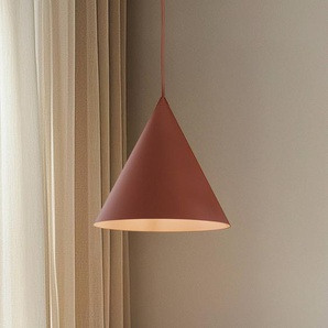 Hängelampe Cono TK Lighting, dimmbar, rot, für Wohn- / Esszimmer, Metall, Modern, Pendelleuchte 6632