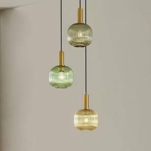 Hängelampe Dorotoe Lindby, dimmbar, Multicolour, für Wohn- / Esszimmer, Glas, Vintage, Pendelleuchte 10030655