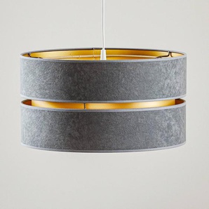 Hängelampe Duo Duolla, dimmbar, alu / grau / zink, für Wohn- / Esszimmer, Kunststoff, Modern, Pendelleuchte 8973