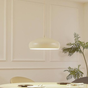 Hängelampe Elover Lindby, dimmbar, creme / amber, für Wohn- / Esszimmer, Metall, Modern, Pendelleuchte 10030149