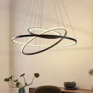 Hängelampe Ezana Lucande, dimmbar, schwarz, für Wohn- / Esszimmer, Metall, Modern 9627408