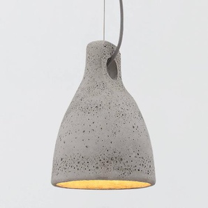 Hängelampe Lenna Lindby, dimmbar, alu / grau / zink, für Wohn- / Esszimmer, Beton, Modern, Pendelleuchte 9620680