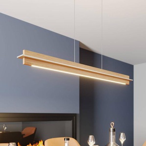 Hängelampe Lexa Quitani, dimmbar, Holz hell, für Wohn- / Esszimmer, Holz, Modern, Pendelleuchte 353.2