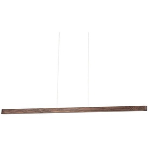 Hängelampe Lineo Envostar, dimmbar, Holz dunkel, für Wohn- / Esszimmer, Holz, Modern, Pendelleuchte LW138116104