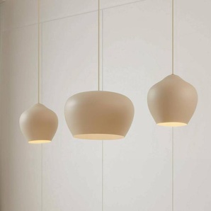 Hängelampe Malisa Lucande, dimmbar, creme / amber, für Wohn- / Esszimmer, Metall, Skandinavisch, Pendelleuchte 10032896