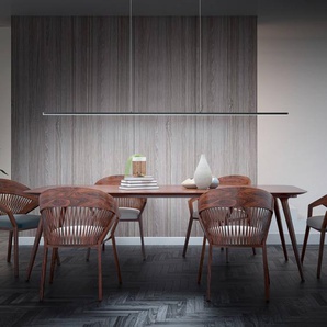 Hängelampe Margita Quitani, dimmbar, schwarz, für Wohn- / Esszimmer, Aluminium, Modern 6722613