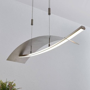 Hängelampe Marija Lucande, dimmbar, chrom / silber, für Wohn- / Esszimmer, Metall, Modern 9639117