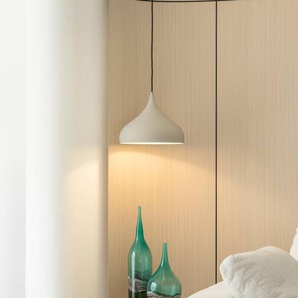 Hängelampe Niamara Lucande, dimmbar, creme / amber, für Wohn- / Esszimmer, Aluminium, Modern, Pendelleuchte 10014886