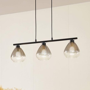 Hängelampe Pendura Lindby, dimmbar, alu / grau / zink, für Wohn- / Esszimmer, Glas, Modern, Pendelleuchte 10031151