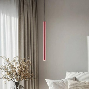 Hängelampe Rulo Argon, rot, für Wohn- / Esszimmer, Metall L 8652