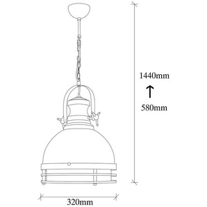 Hängelampe Saglam 3762 Opviq, dimmbar, rot, für Wohn- / Esszimmer, Metall, Industrielles Design, Pendelleuchte 892OPV1575
