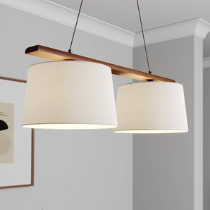 Hängelampe Sweden Lamkur, dimmbar, Holz dunkel, für Wohn- / Esszimmer, Holz, Pendelleuchte LW735178