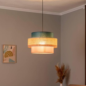 Hängelampe Trio TK Lighting, dimmbar, Multicolour, für Wohn- / Esszimmer, Textil / Stoff / Seide, Pendelleuchte 2758