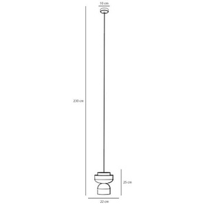 Hängelampe Ulia ALDEX, dimmbar, Multicolour, für Wohn- / Esszimmer, Metall, Modern, Pendelleuchte 1130G16_11_14_C