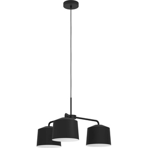 Hängeleuchte EGLO CAGUANES Lampen Gr. Ø 66,50 cm Höhe: 110,00 cm, schwarz (schwarz, weiß) Pendelleuchten und Hängeleuchten
